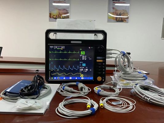 Modulaire ziekenhuis vitale monitor machine meertalig met 12,1&quot; display