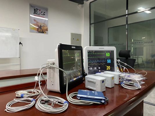 Multi Parameter ICU Heart Monitor, Ziekenhuis Vitals Machine Met 15 &quot; Display