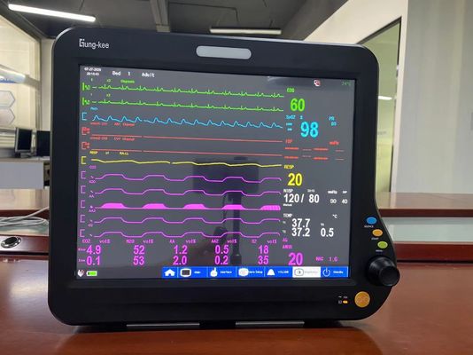 Heersende stromingsicu Hartmonitor, Geduldige Monitor van de Anesthesie de Multiparameter