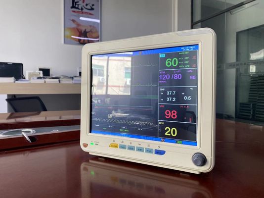 Draagbare medische bewakingsapparatuur met 12,1 inch TFT LCD-scherm Monitoren voor vitale functies