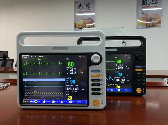 ECG SPO2 NIBP Draagbare patiëntmonitor voor vitale ziekenhuissignalen