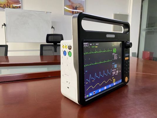ECG SPO2 NIBP Draagbare patiëntmonitor voor vitale ziekenhuissignalen