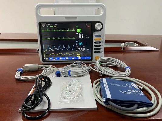 Draagbare NIBP SPO2 Patiënt Monitor, EKG Hart Monitor Voor Hospitaal ICU