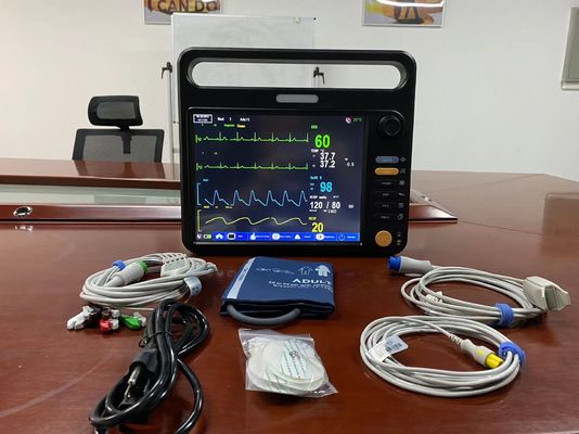 Medische ECG draagbare patiëntmonitor Multi Para Voor volwassen kind Neonaten