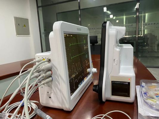 Hospitaal bedside ICU hartmonitor Voor het monitoren van parameters EKG