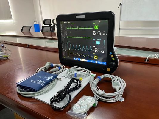 Draagbare vitale functies monitor machine met EKG SPO2 NIBP Temp