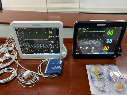 ICU hartfysiologische monitoringsapparaten met 15 inch touchscreen