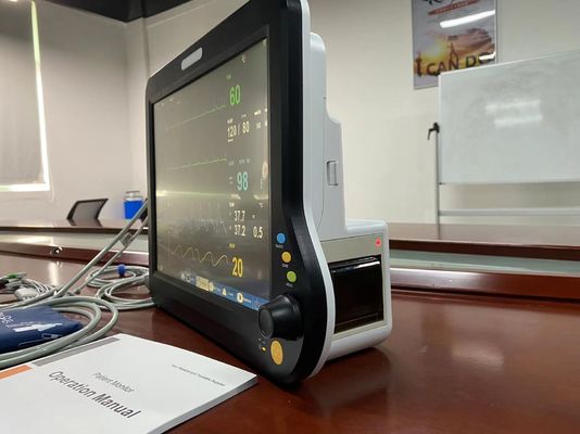 15 &quot; Multi Parameter Patiënt Monitor, Ambulance Hart Monitor Met 2 Temp PR HR