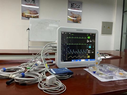 Hospitaal noodgeval patiënt monitor machine met EKG NIBP SPO2