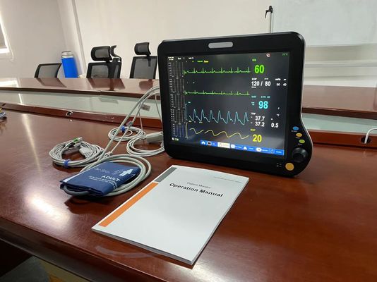 Modulaire ICU hartslagmeter, patiënt monitor Multiparameter 15 inch