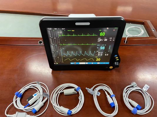 Hospitaal noodgeval patiënt monitor machine met EKG NIBP SPO2