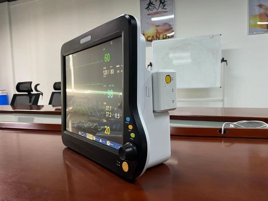 Modulaire patiëntmonitor, draagbaar, multi-parameter, meertalig.