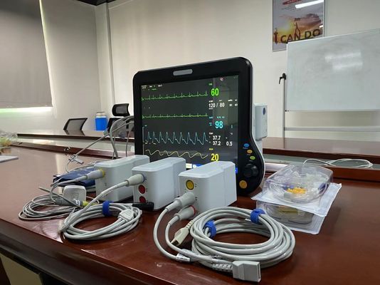 15&quot; Multi Parameter Modulaire Patiënt Monitor Anti ESU Anti Defibrillator