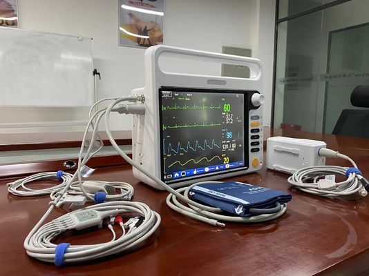 Modulaire Neonaten ICU Hartspiegel Mainstream EtCO2 Sensor Draagbare Patiënt Monitor