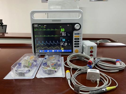 Hospitaal Elektronisch Vital Signal Monitoren 12,1 inch Voor ICU Hartscontrole