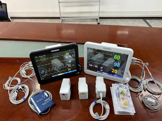 Modulaire Etco2 draagbare monitor, ICU vitale tekenen monitor voor diagnostische werking