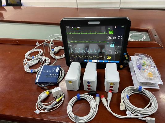 Medische ambulance vitale tekenen monitor Multi taal met 15 inch scherm OEM