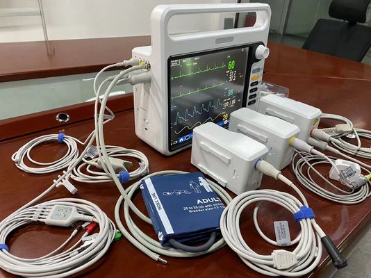 12.1&quot; Electronic Vital Signal Machine, Ziekenhuis Health Monitor Voor Diagnostiek OEM ODM