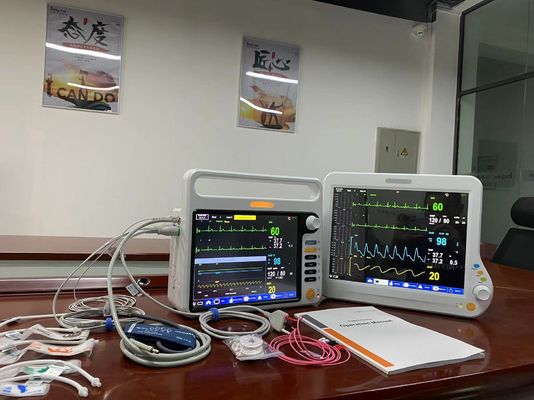 ICU Neonatale hartpatiënt monitor met 3 leidingen EKG NIBP SPO2