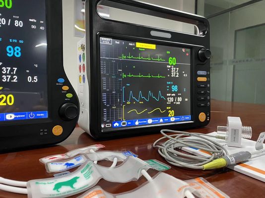 Multi-taal Veterinaire Multiparameter Monitor 12,1 inch OEM ODM