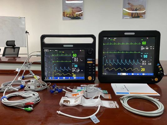 Veterinaire multiparameter monitor diergeneeskundig patiënt monitor diergeneeskundig patiënt monitor huisdier monitor