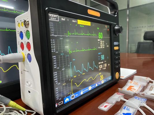 ECG NIBP SPO2 Veterinaire Multiparameter Monitor Draagbaar voor dierpatiënt