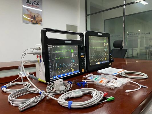 12.1 inch Vital Signs Monitor Machine voor dierenartspatiënten Multifunctionele