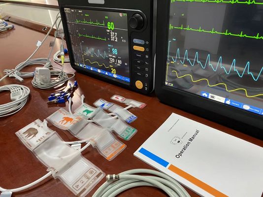 12.1&quot; Draagbare multiparametermonitor voor diergeneeskundig chirurgisch gebruik
