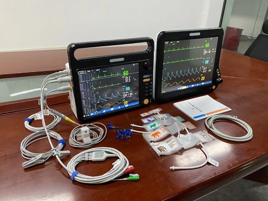 Draagbare dierenartschirurgische monitoren, 12,1 inch dierenartsen vitale tekens monitor