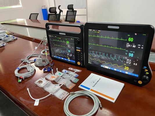 Ventilatorloze multiparameter monitor meertalig met 12,1 inch scherm