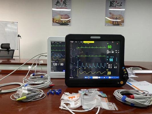 15 inch Vital Signs Monitoring Equipment Multiparameter Voor Veterinaire Patiënt