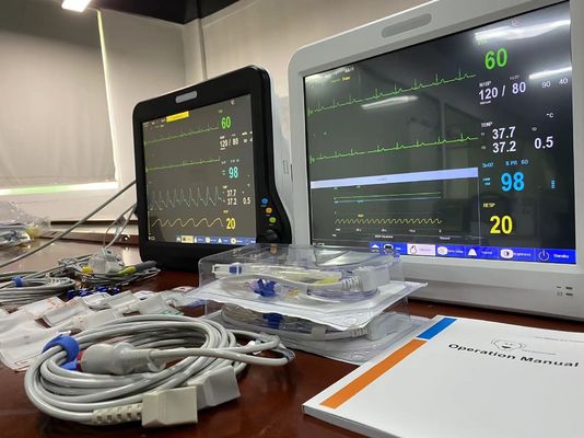 1024X768 LCD Veterinaire Multiparameter Monitor, Vital Monitoring Apparaten Met 15 Inch