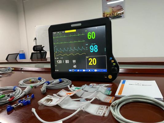 Chirurgische hartslagmeter voor diergeneeskundig gebruik 15 inch met EKG NIBP SPO2