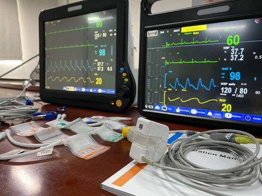 2Temp Resp Veterinaire Multiparameter Monitor Multi Taal Voor Chirurgische Diagnostiek