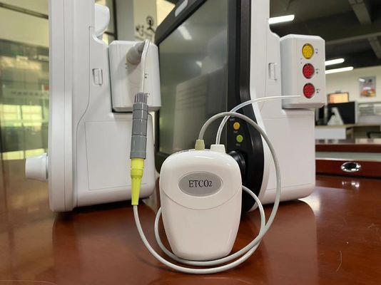 Witte Sidestream Etco2 Sensor Plug Play voor pasgeboren dierenarts