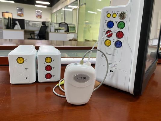Capnograph EtCO2 Sidestream Co2 Sensor voor volwassen kind Veterinair