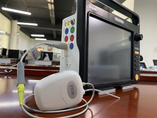 Plug Play Sidestream CO2 module wit voor modulaire patiëntenmonitor