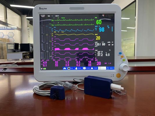Sidestream Hartmonitor van Co2 ICU, Geduldige Monitor van de Anesthesie de Multiparameter
