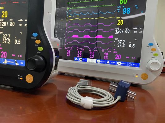 Heersende stromingsicu Hartmonitor, Geduldige Monitor van de Anesthesie de Multiparameter
