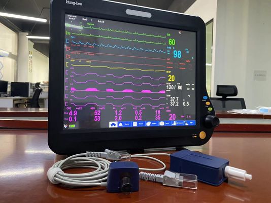 15 TFT LCD Geduldige Monitor van de het scherm de Multiparameter voor Anesthesie ICU Hart