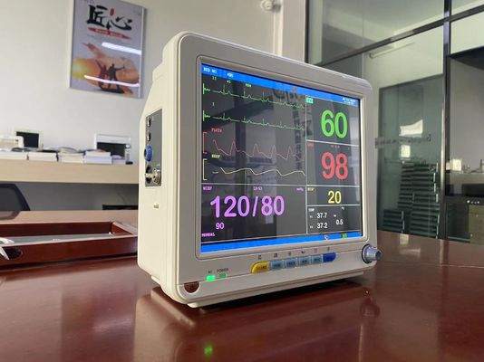 12 &quot;TFT LCD Heartbeat Monitor Machine gebroken witte kleur SKD OEM geaccepteerd
