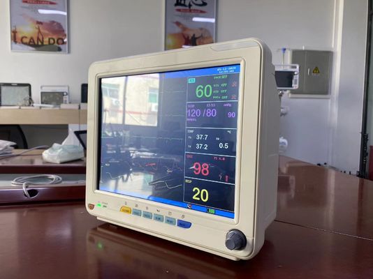 Draagbare patiëntmonitor met meerdere parameters met ECG SPO2 NIBP en temperatuurmeting