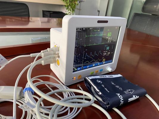 Het Scherm Draagbare Geduldige Monitor van 8,4 Duimtft lcd voor de Temperaturen ECG EtCO2 van SPO2 NIBP
