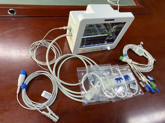 Draagbaar Veterinair Vital Signs Monitor With EtCO2 ECG SPO2 NIBP en Temperaturenmeting