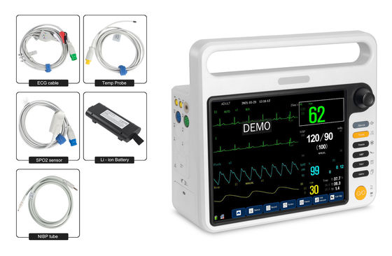 12.1 inch multiparameter hartpatiëntenmonitors met HL7-compatibele functie, OEM/SKD aanvaard