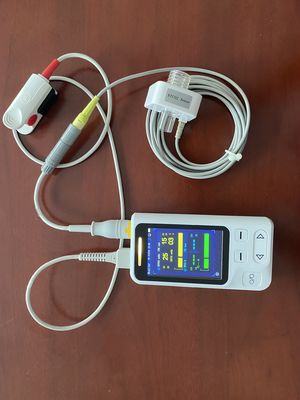 3.5 inch TFT LCD draagbaar draagbaar capnografieapparaat voor volwassenen / kinderen / pasgeborenen
